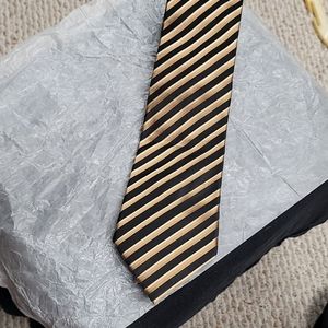 Black  and Tan Tie